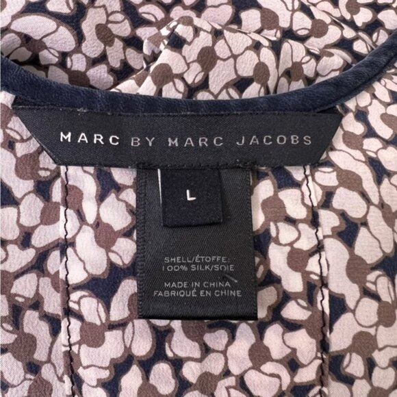 Marc by Marc Jacobs Silk Sleeveless Blouse Size Large 100% Silk - Picture 8 of 10